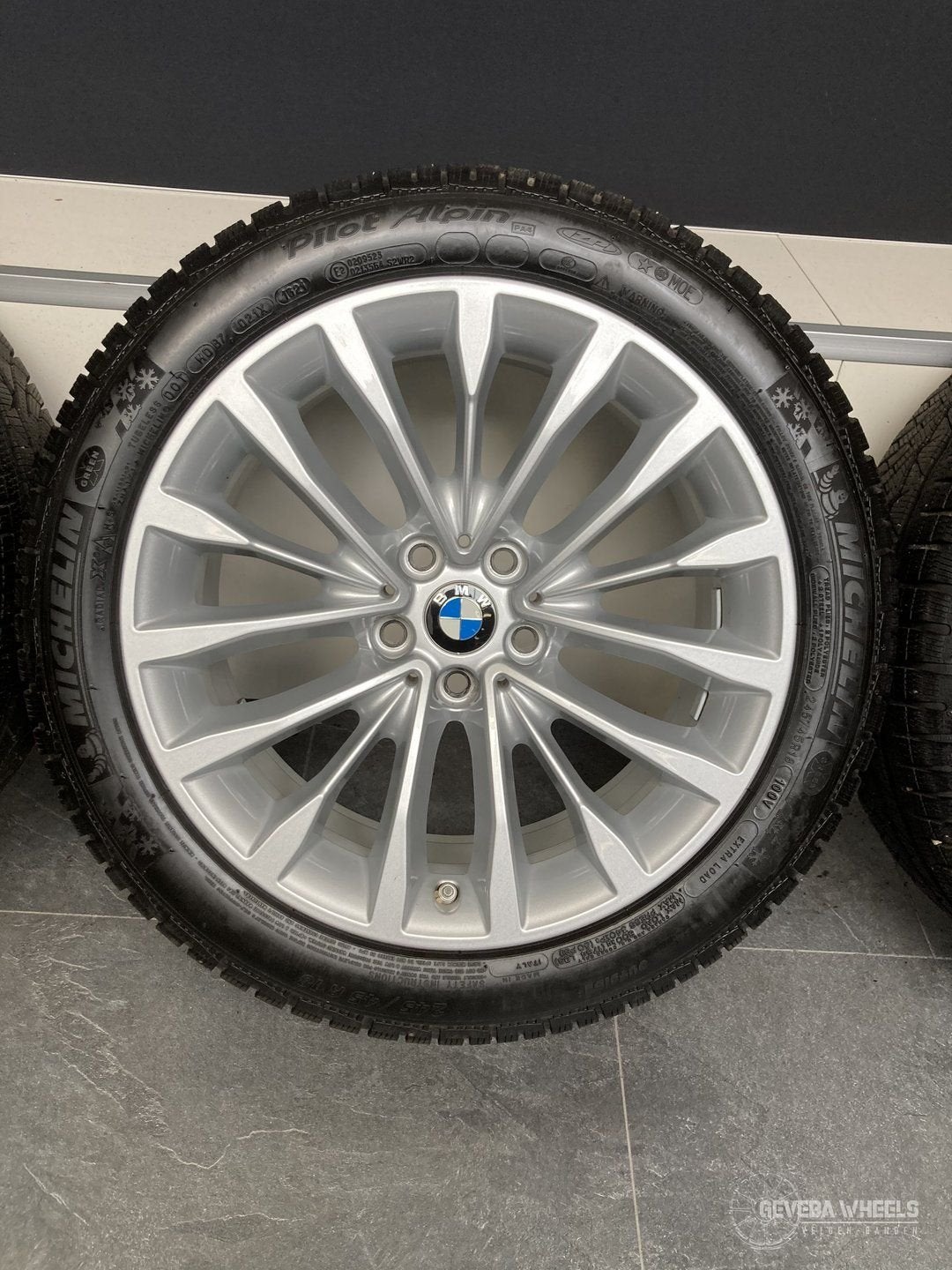 18” originele BMW 5 serie G30 G31 velgen winterbanden 5x112, 18 inch, -, -, Banden en Velgen