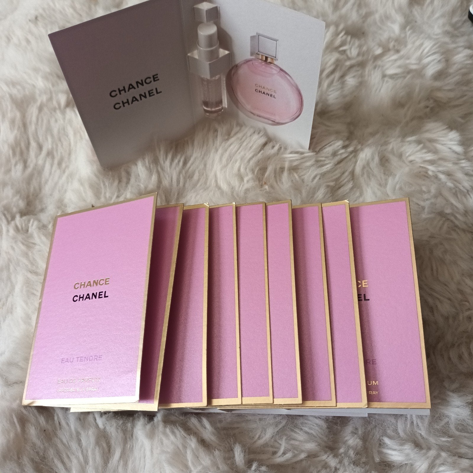 CHANEL CHANCE eau tendre parfum proefjes...10 x..nieuw, Ophalen of Verzenden, Nieuw