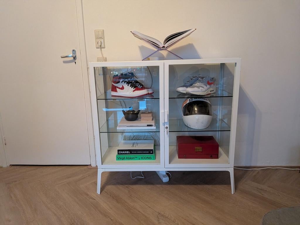 Vitrine kast ikea, Ophalen, Gebruikt