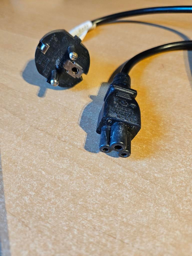 Stroomkabel met cloverleaf of Mickey mouse connector, Ophalen of Verzenden