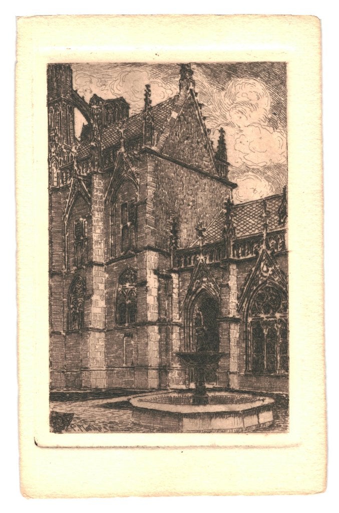 988182 Utrecht Domkerk Nette oude kaart Onbeschreven