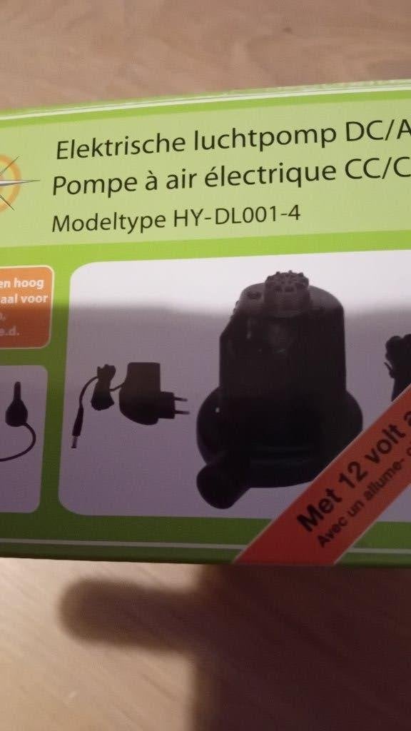 Elektrische Luchtbedpomp 12V & 230V - Luchtbed Pomp, Ophalen of Verzenden, Nieuw