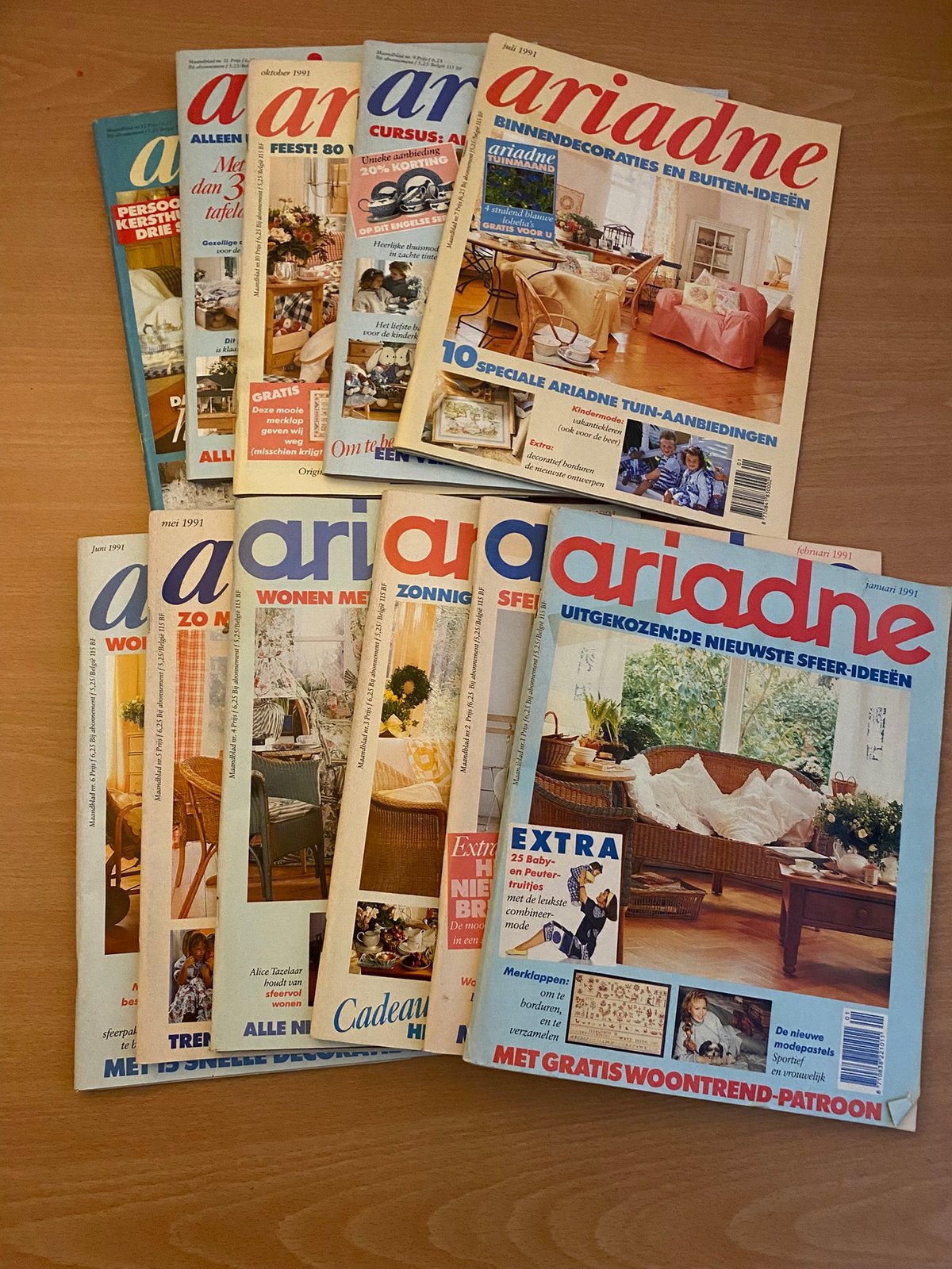 Vintage Ariadne magazines 1991, Boeken, Ophalen of Verzenden, Zo goed als nieuw, Sport en Vrije tijd