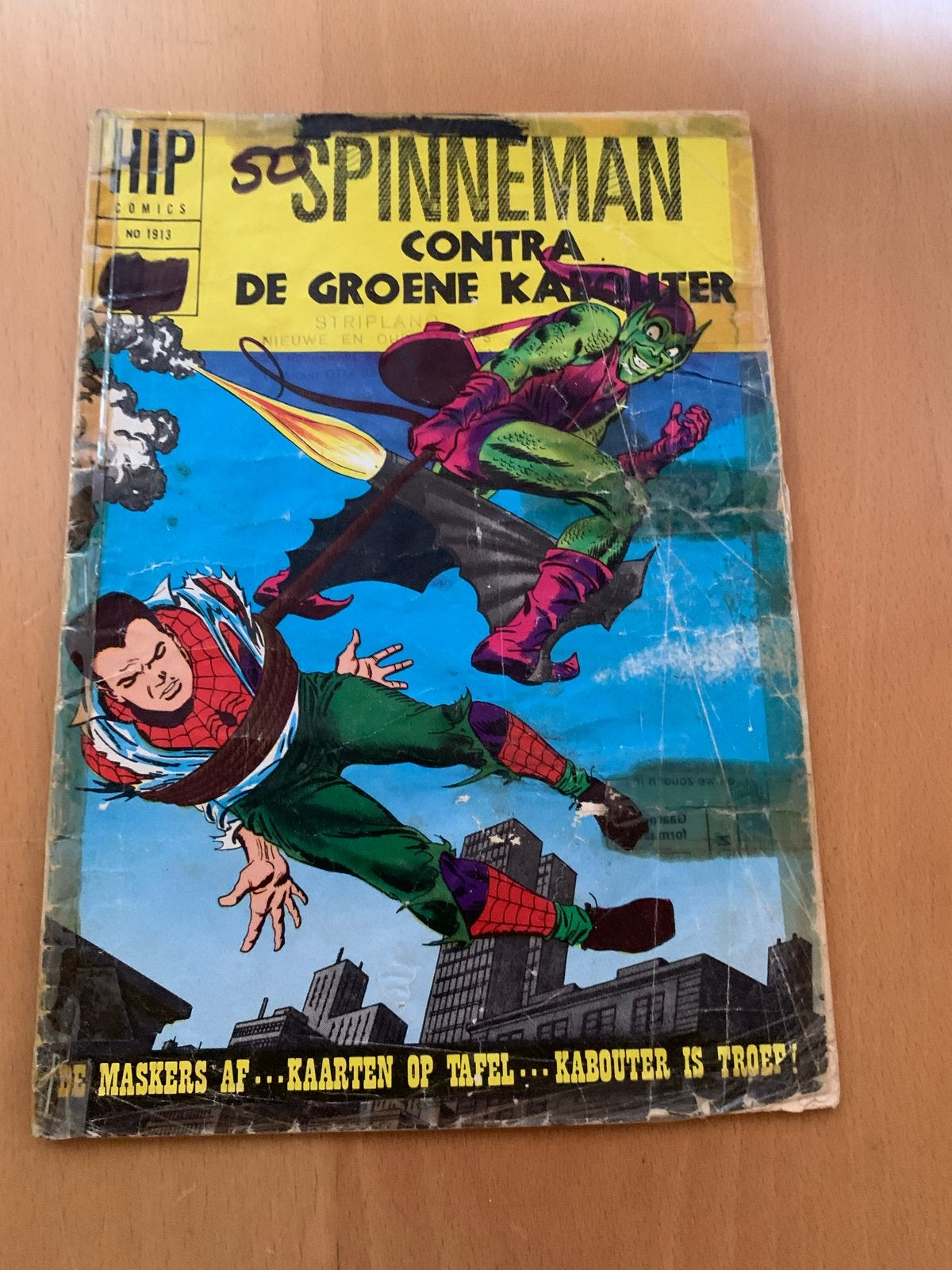 Hip Comics Spinneman Contra De Groene Kabouter No. 1913, Eén stripboek, Ophalen of Verzenden, Gelezen