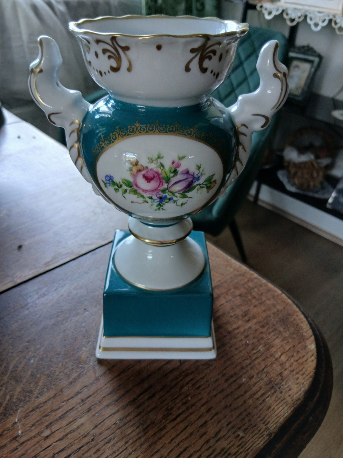 Antieke Pirkenhammer vaas - Made in Czechoslovakia, Ophalen of Verzenden