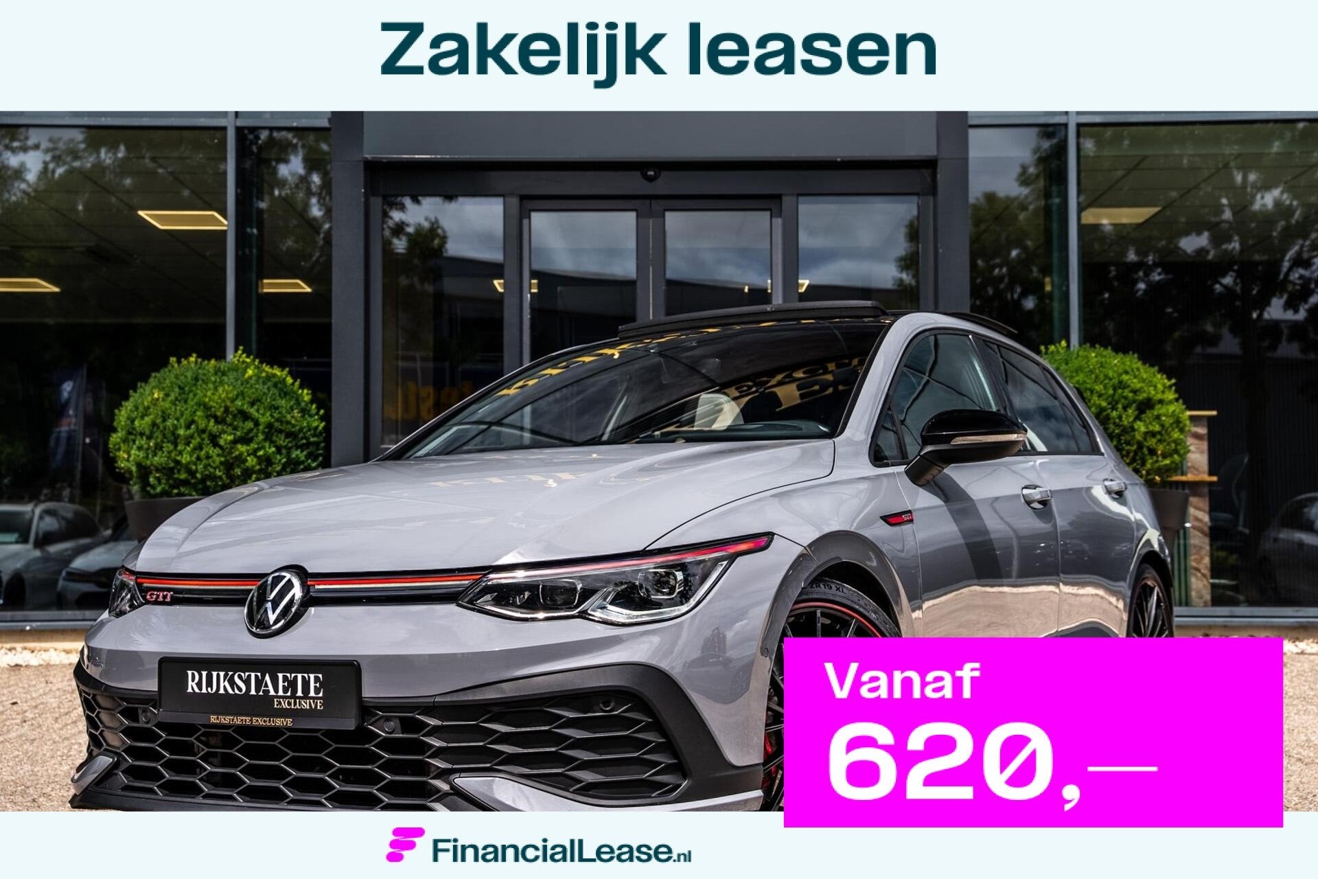 Volkswagen Golf 2.0 TSI GTI|45 JAHRE|PANO|AKRA|H&K|NÜRBURG, Dealer onderhouden, Gebruikt, 4 cilinders, Bedrijf