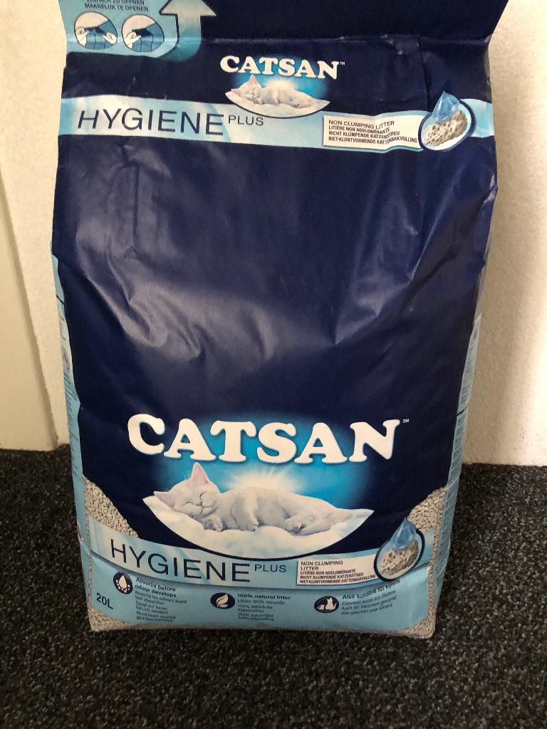 Kattenbakvulling Catsan 20 liter nieuw, Ophalen, Nieuw, Gesloten