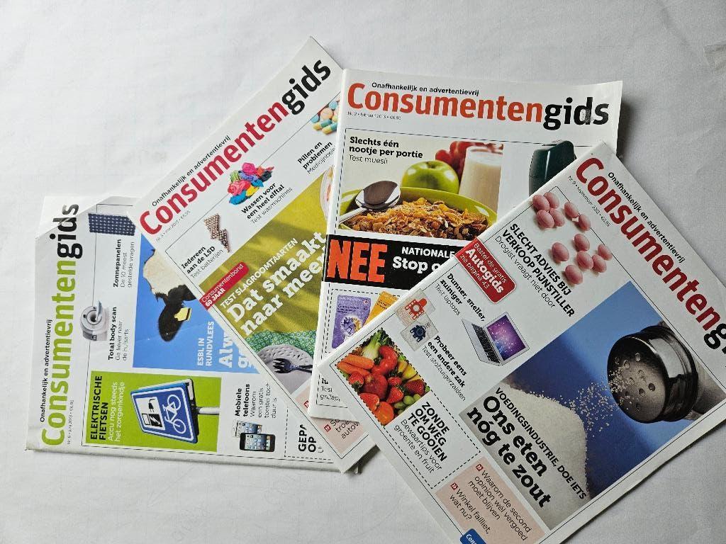 4 x Consumentenbondgids 2013 zeer goede staat, Boeken, Ophalen of Verzenden, Zo goed als nieuw, Muziek, Film of Tv