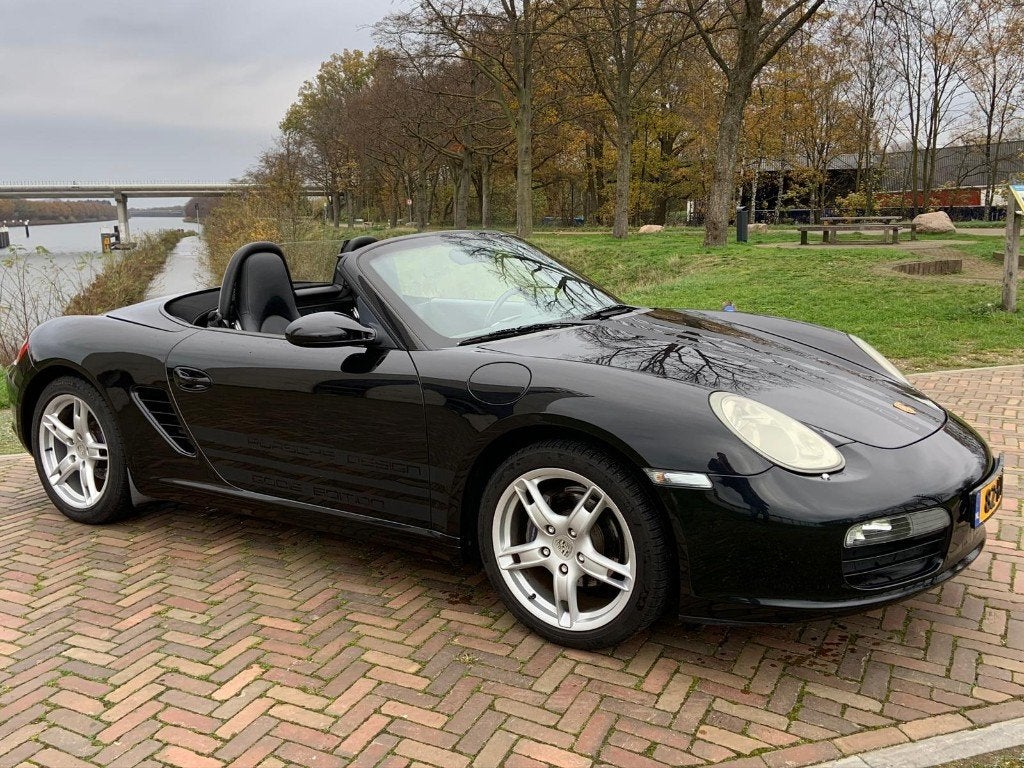 Porsche Boxster 2.7 2004 Zwart, Auto's, Porsche, Particulier, Boxster, ABS, Airbags, Alarm, Elektrische buitenspiegels, Lichtmetalen velgen