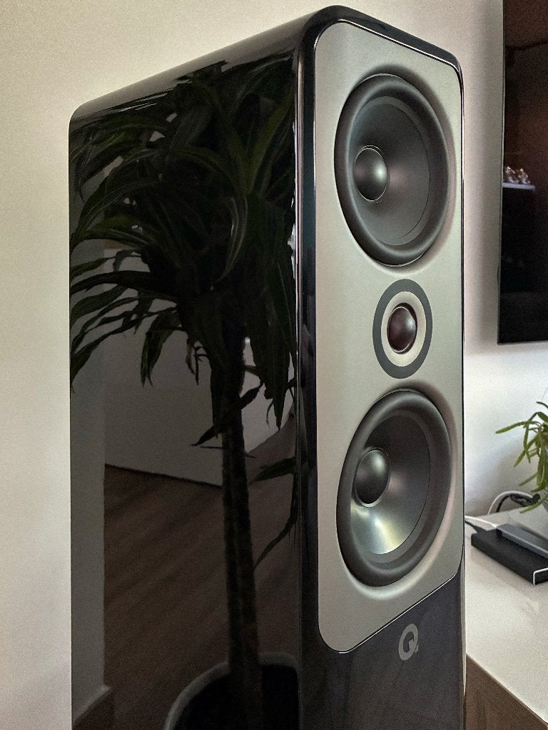 Q Acoustics Concept 50, Stereo speakers, Zo goed als nieuw, Ophalen, 150 watt of meer