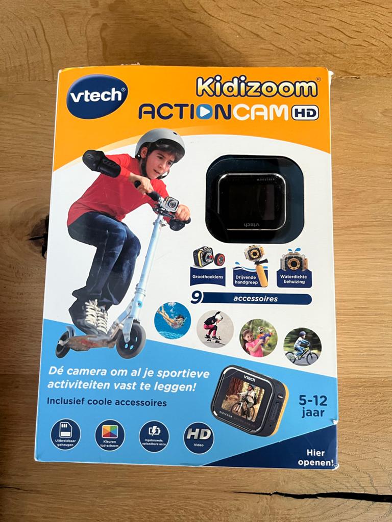 Vtech Kidizoom Action Cam HD - Perfect voor jonge avonturier, Ophalen of Verzenden, Zo goed als nieuw, Overige merken