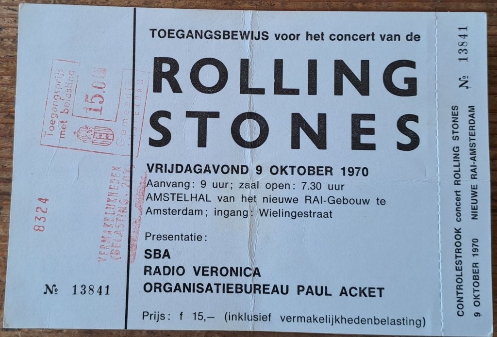 Rolling Stones European Tour 1970, Eén persoon