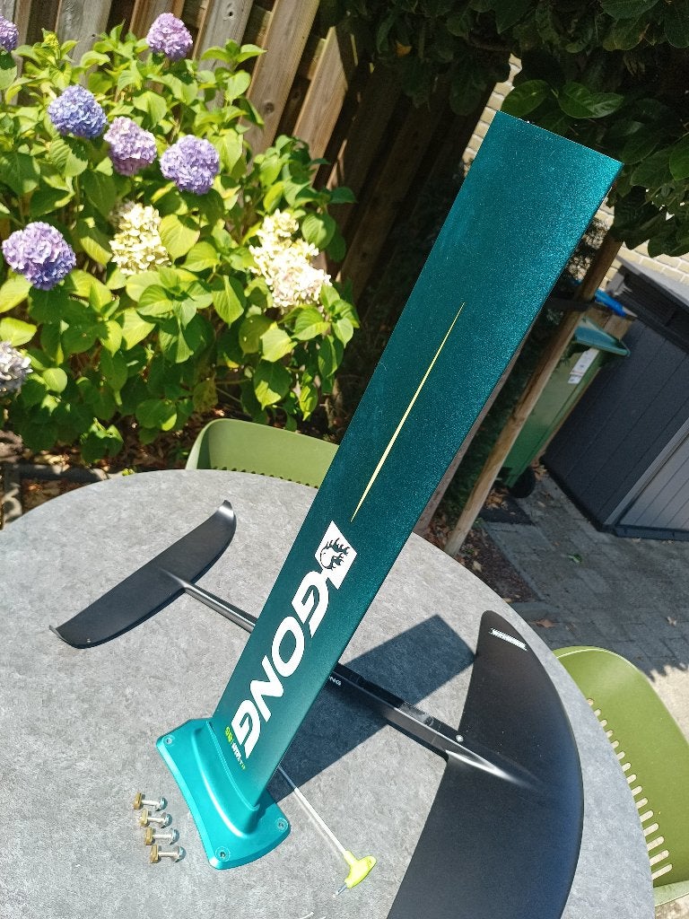 GONG Foil SET: X-Over V2 - Alu 85 - XL(1650), Ophalen, Gebruikt, Wingsurf-hydrofoil