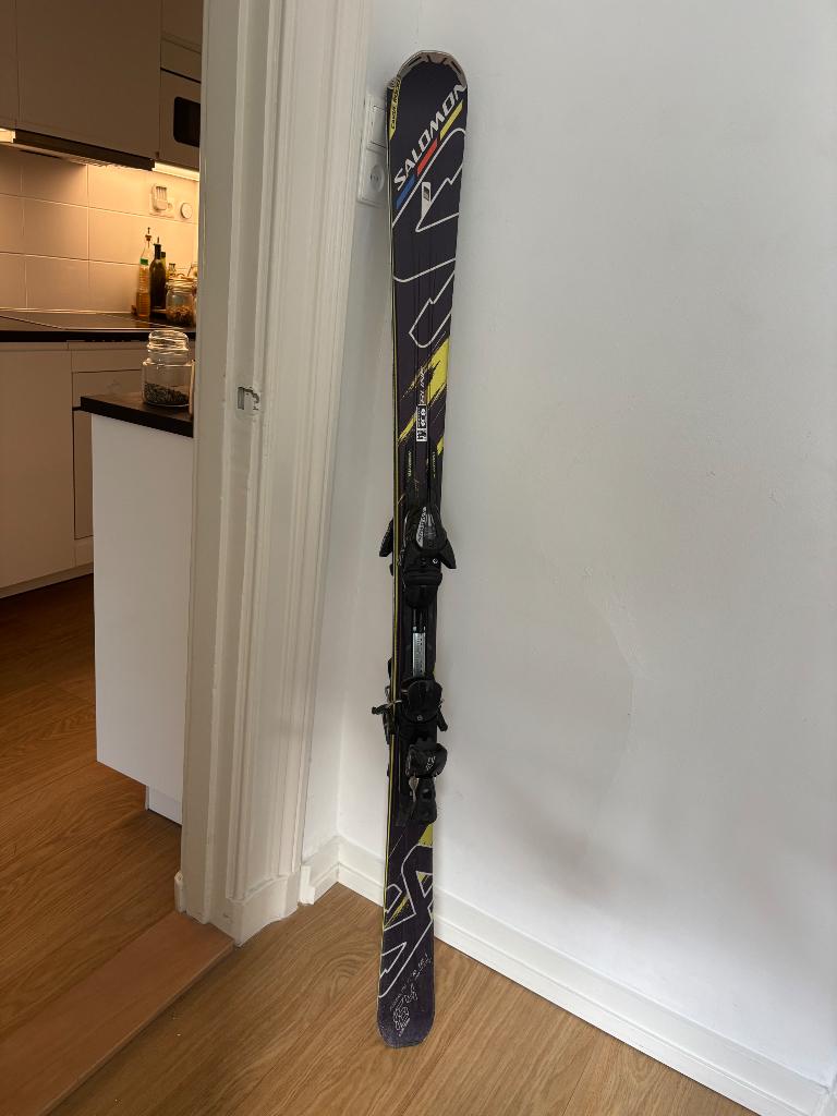 Salomon X-Wing carve rocker ski’s met Z10 bindingen, Ophalen, 160 tot 180 cm, Gebruikt, Salomon