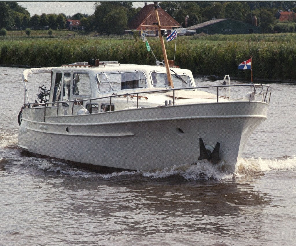 Ouwens kruiser, klassieke rondspant Motorboot 10,50 mtr., 10 m, Diesel, Kruiser, 110 cm