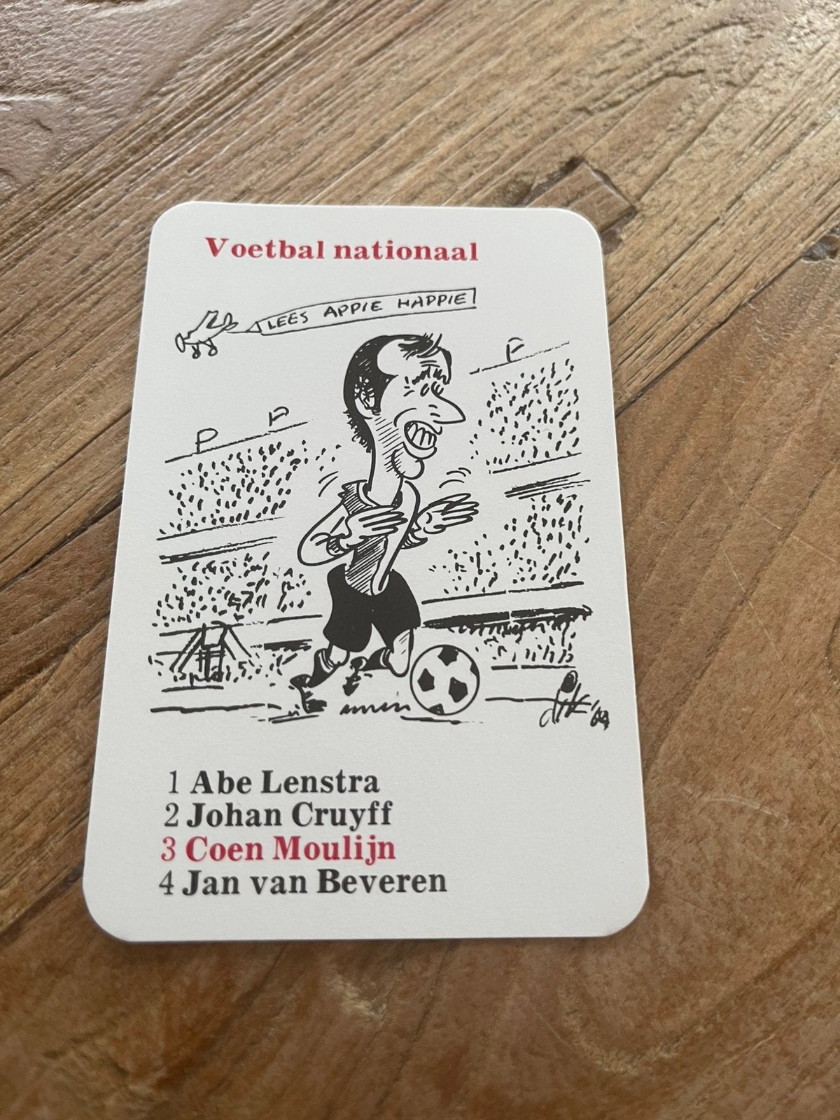 Coen Moulijn 1970 Feyenoord Parool Sportkwartet, Verzamelen, Ophalen of Verzenden, Zo goed als nieuw, Feyenoord, Poster, Plaatje of Sticker