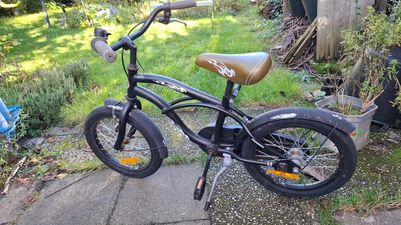 kinderfiets, Ophalen, Terugtraprem, Gebruikt, Handrem
