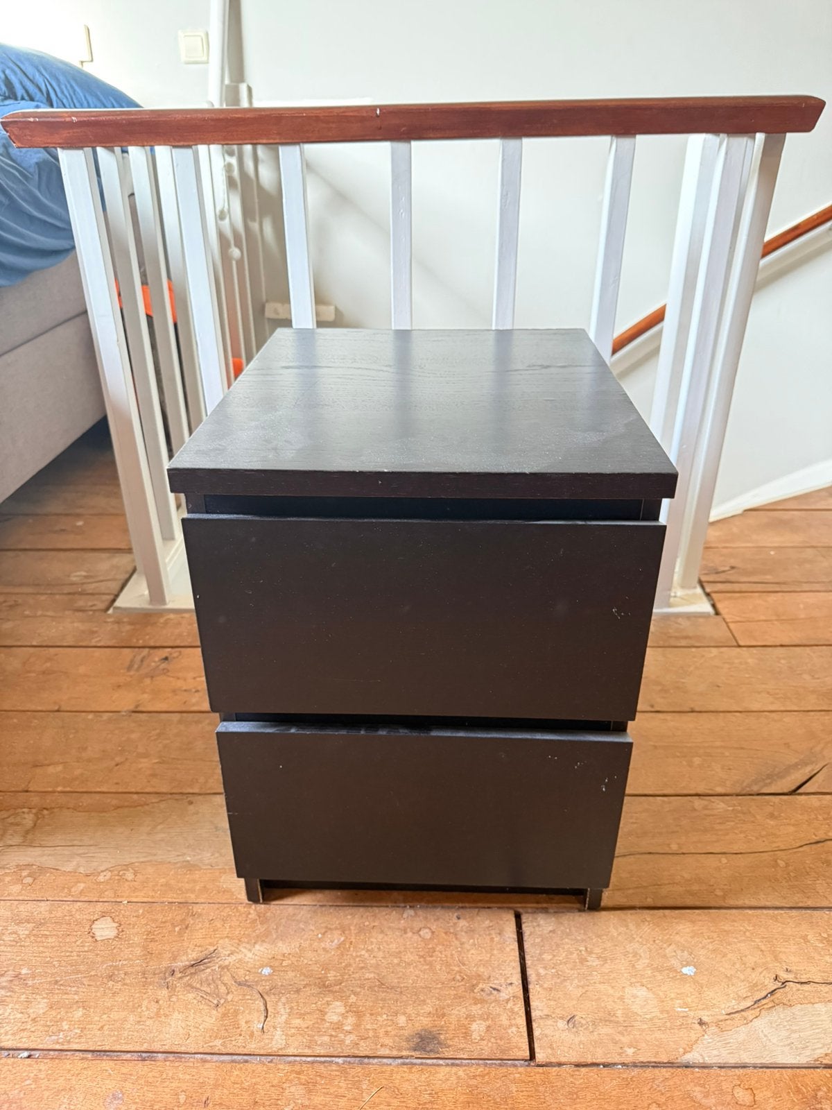 IKEA nachtkastje twee lades, Ophalen, 1 of 2 laden, 50 tot 100 cm, Zo goed als nieuw
