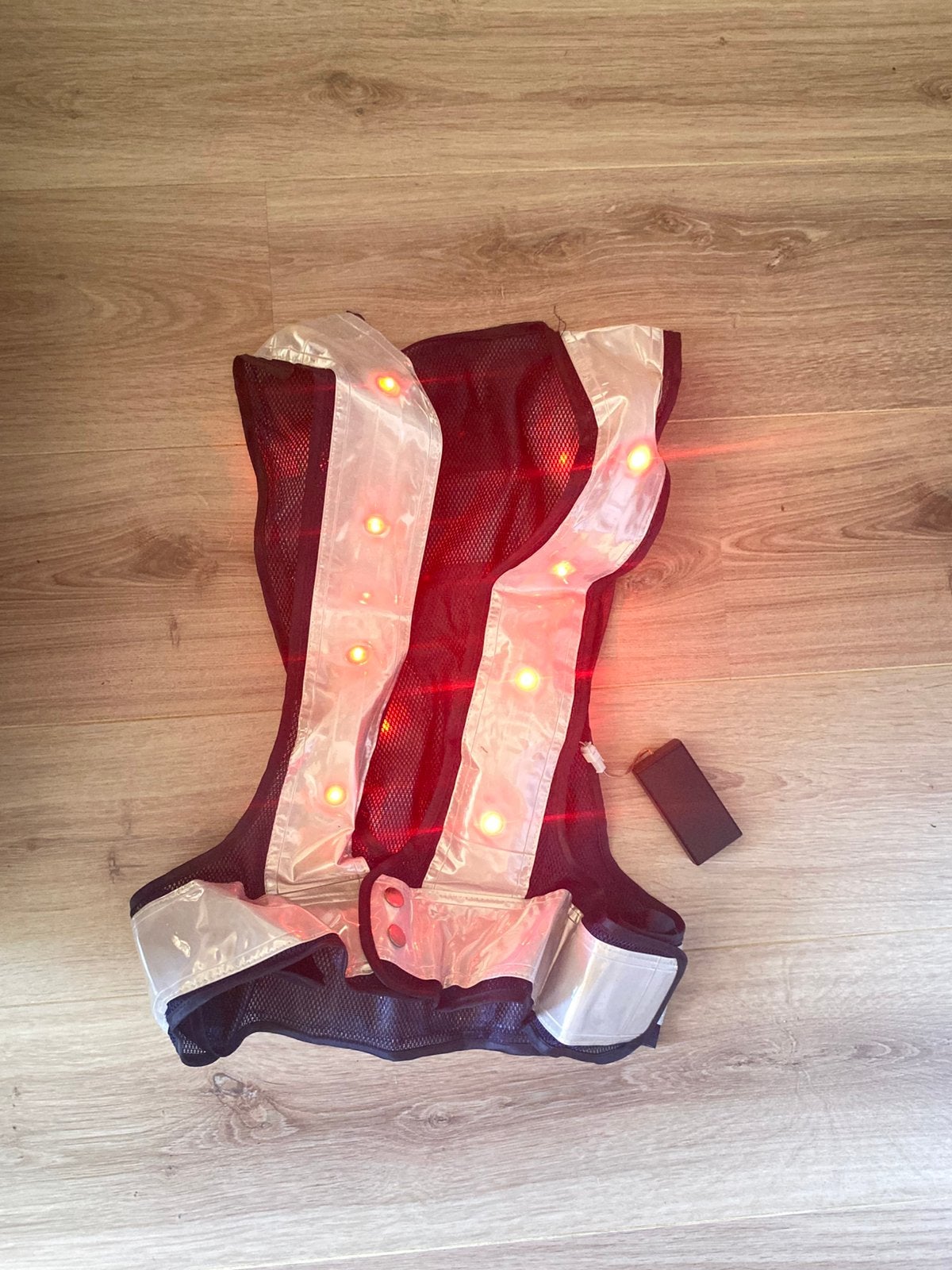 Hardloop vest met verlichting, Ophalen of Verzenden, Nieuw, Zwart, Hardlopen of Fietsen
