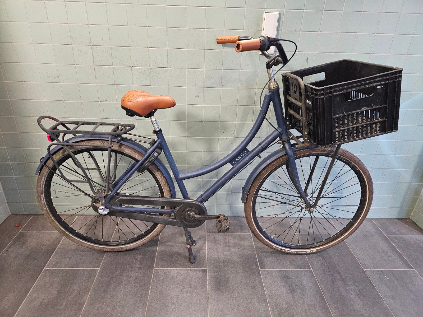 Cargo Transporter damesfiets 28 inch, 54 Cm Terugtraprem, Fietsen en Brommers, Fietsen | Meisjes, Terugtraprem, Versnellingen