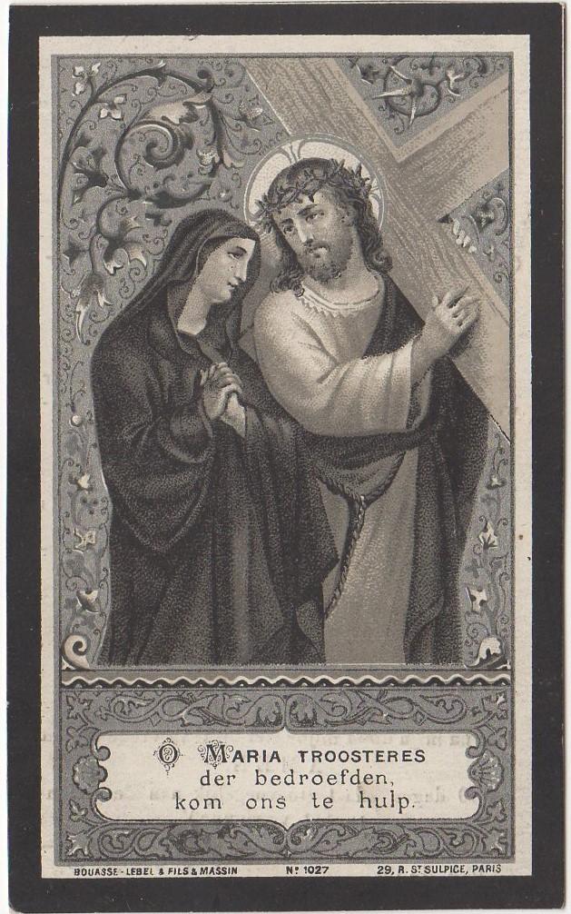Anna van den Bosch 1816 Delfshaven + 1891 Delft, 75 jaar oud, Verzenden