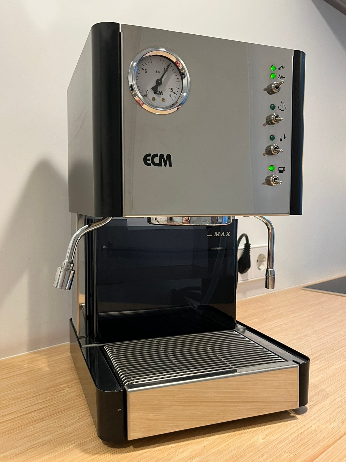 ECM Casa I espressomachine, Witgoed en Apparatuur, Ophalen, Gebruikt, Espresso apparaat, Stoompijpje