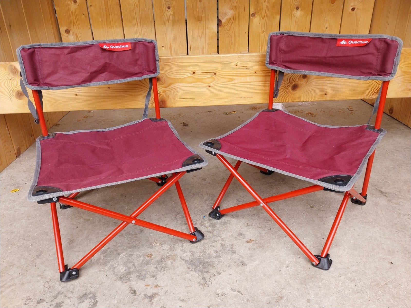 2 kinder campingstoelen opvouwbaar Quechua, Caravans en Kamperen, Ophalen, Campingstoel
