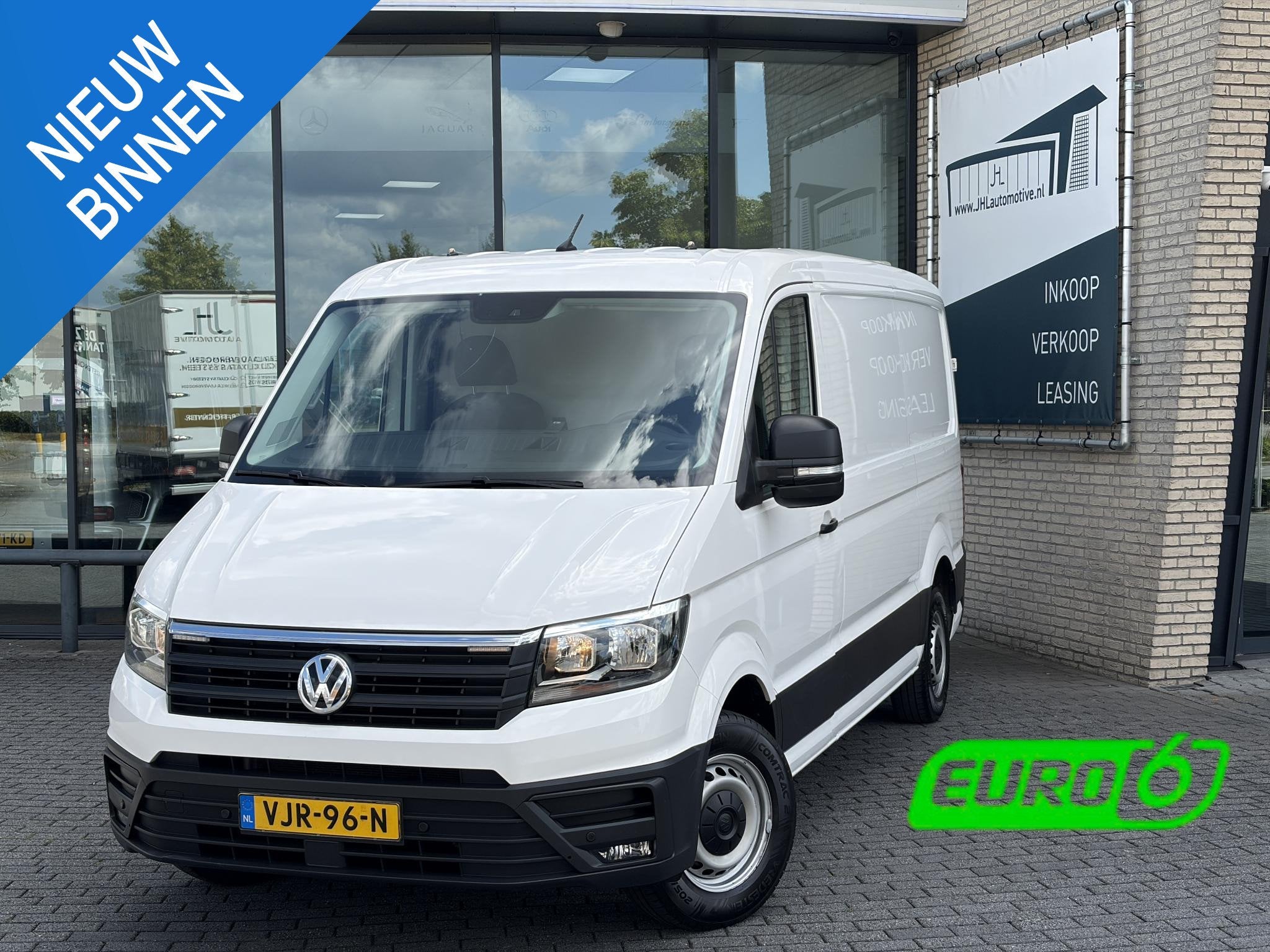 Volkswagen Crafter 35 2.0 TDI L3H2*A/C*CRUISE*HAAK*VOORRUITV, Electronic Stability Program (ESP), Stof, Gebruikt, 4 cilinders