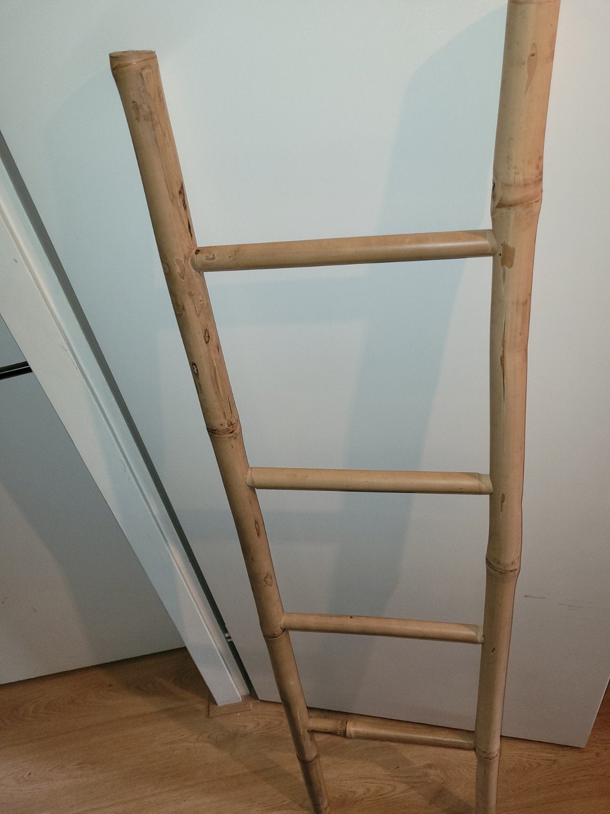 Decoratieve bamboe ladder - Handdoekenrek, Ophalen of Verzenden, 4 meter of meer