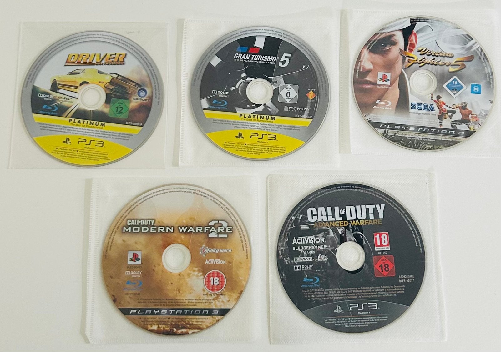 5 Losse PlayStation 3 games, 1 speler, Ophalen of Verzenden, Zo goed als nieuw, Vanaf 3 jaar