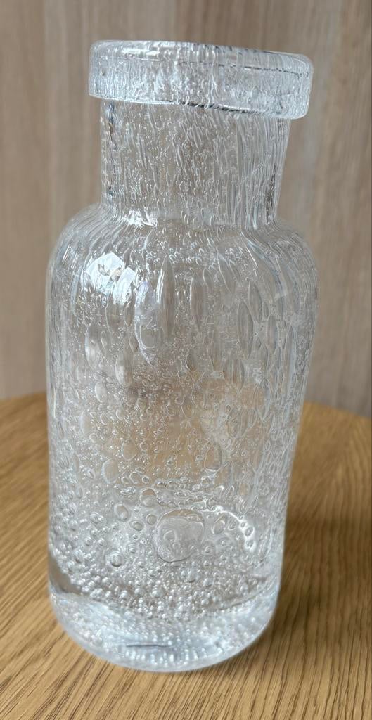 Fidrio Vaas - Bubbelglas - 20 cm hoog, Overige kleuren, Ophalen of Verzenden, Minder dan 50 cm, Glas