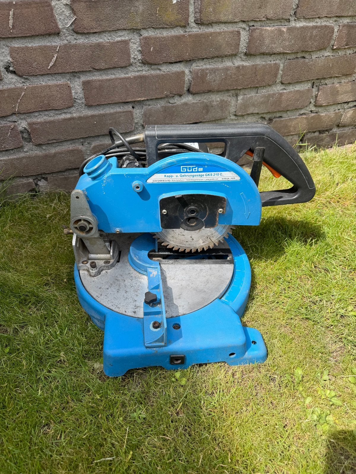 Güde Kapp- en Gehrungszaag GKS 210 C, Gebruikt, 600 tot 1200 watt, Ophalen of Verzenden, Afkortzaag