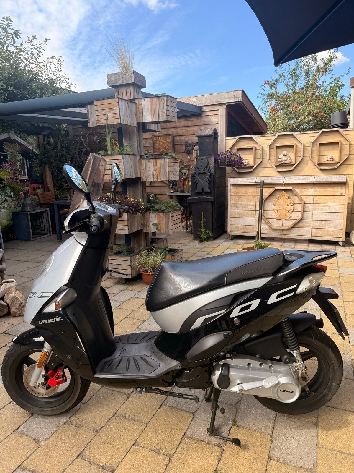 Generic Scooter - Zwart/Zilver - Goede staat, Ophalen, Gebruikt, Overige typen, Overige merken