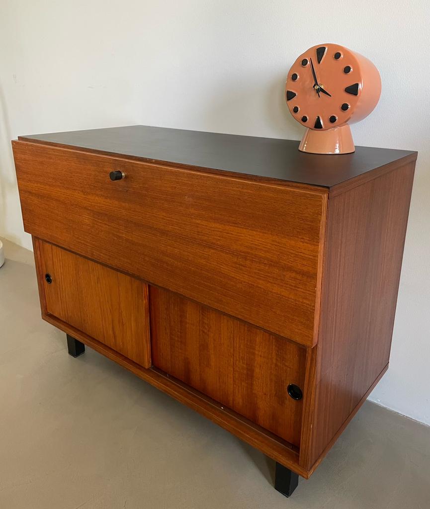 Vintage mid-century modern dressoir jaren 60, Ophalen, Vintage, Zo goed als nieuw, Overige materialen
