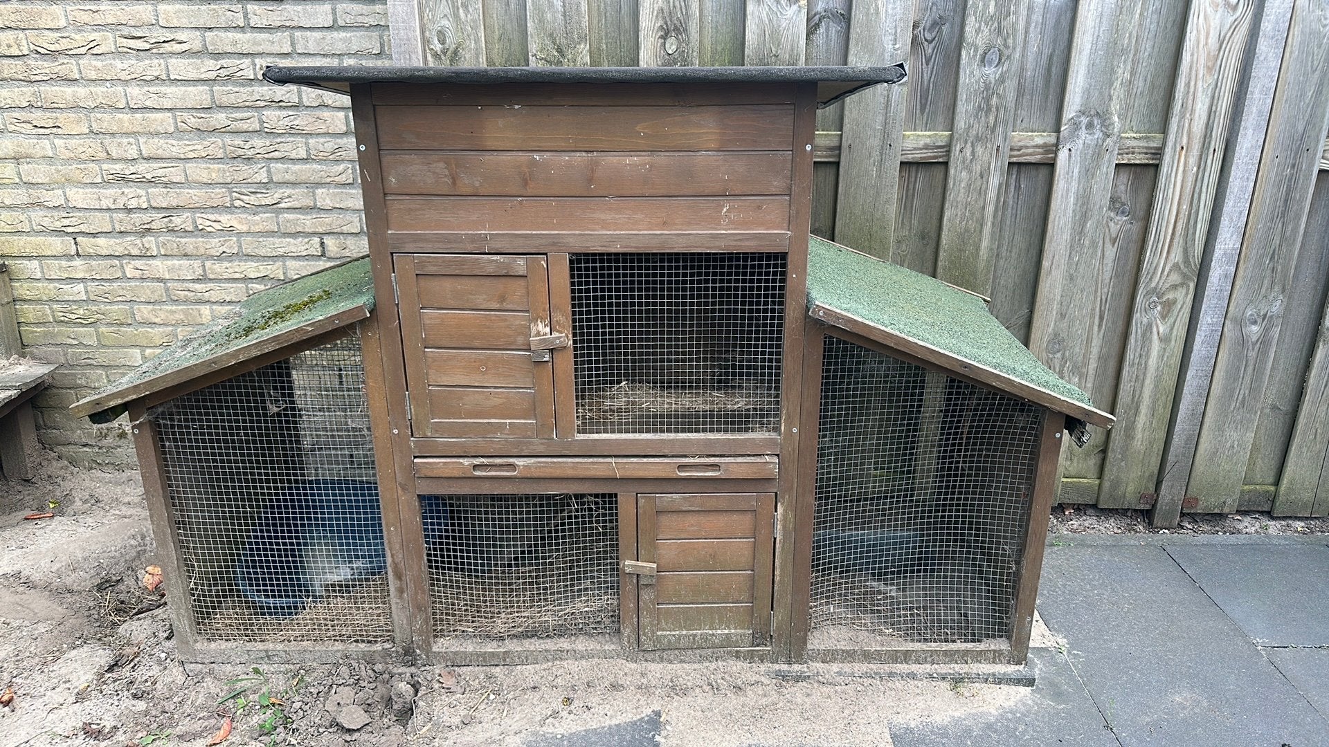 Gratis konijnenhok opknapper, Dieren en Toebehoren, Knaagdieren en Konijnen | Hokken en Kooien, Ophalen, 90 cm of meer, Konijn