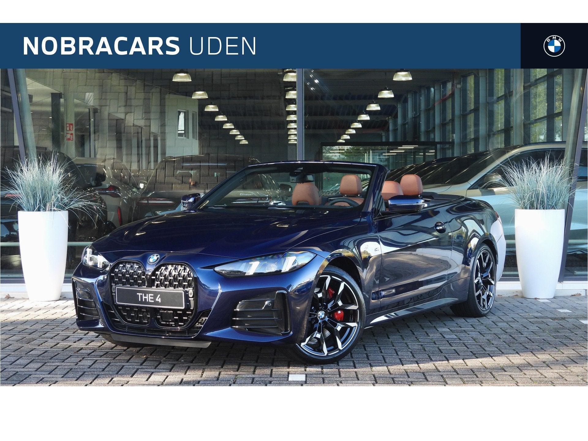 BMW 4 Serie Cabrio 420i M Sport Automaat / Trekhaak / Air Co, Auto's, Automaat, Zwart, Cabriolet, Leder