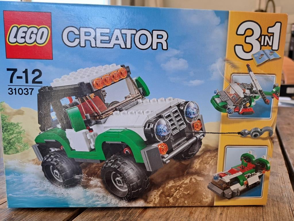 Lego Creator 31037 terreinwagen compleet met doos en boekje, Compleet, Gebruikt, Lego, Ophalen of Verzenden