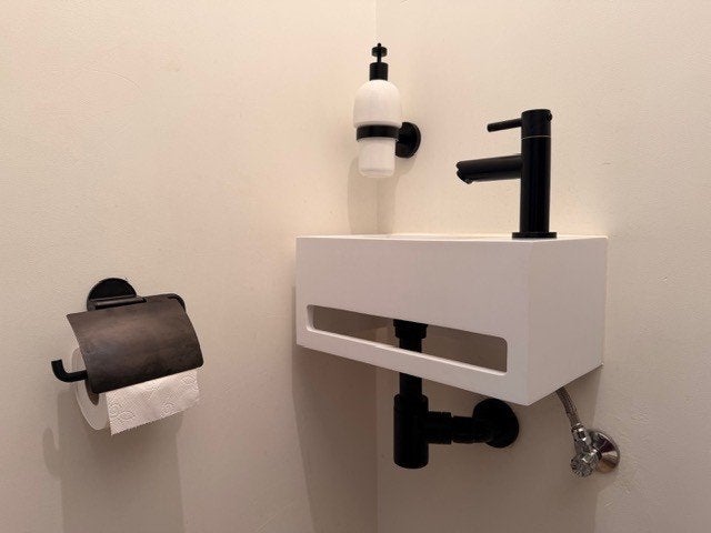 Compleet toilet inclusief fontein, Ophalen, Zo goed als nieuw, Toilet