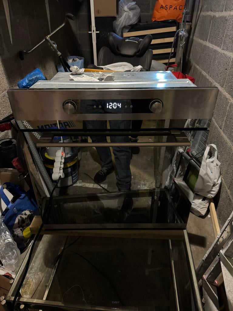Inbouw oven, Zo goed als nieuw, Inbouw, Gas, 85 tot 90 cm