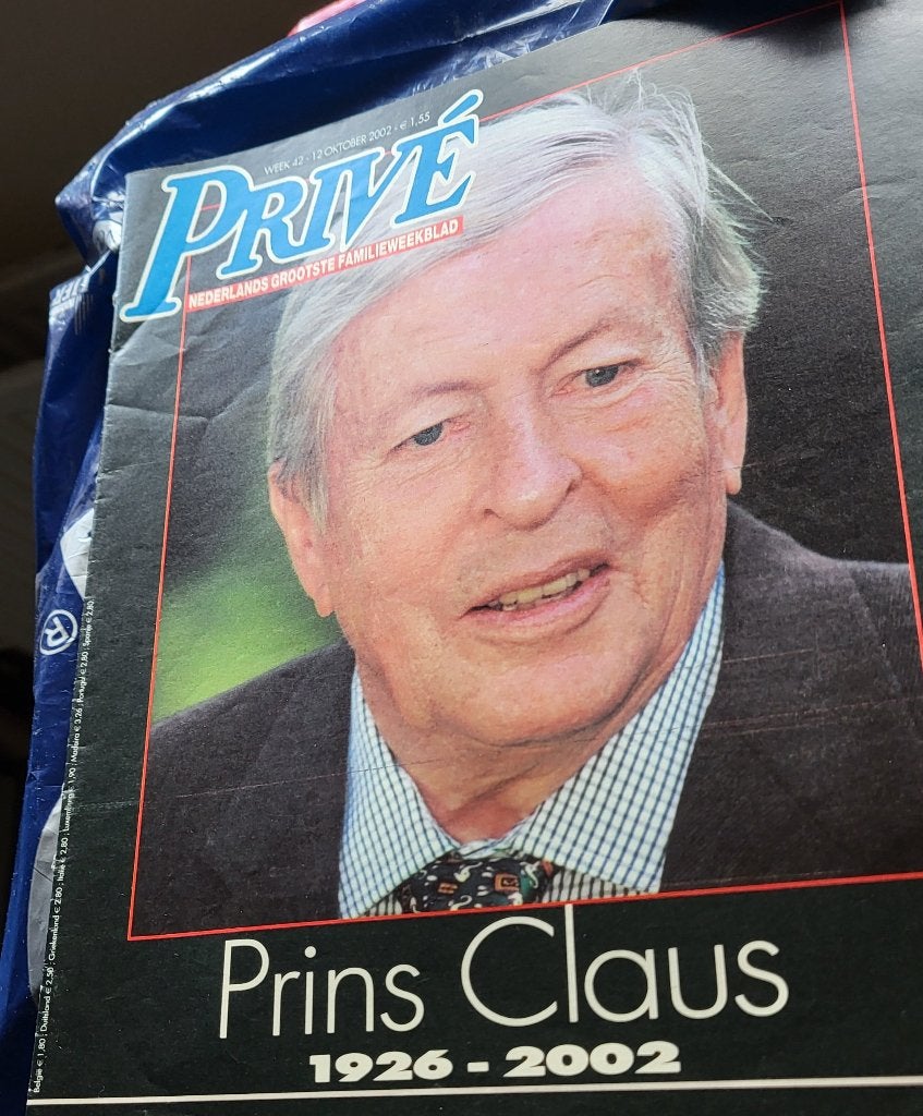 tijdschrift Privé Prins Claus nog vintage boek, Cosmopolitan, Ophalen of Verzenden, Gelezen, Muziek, Film of Tv