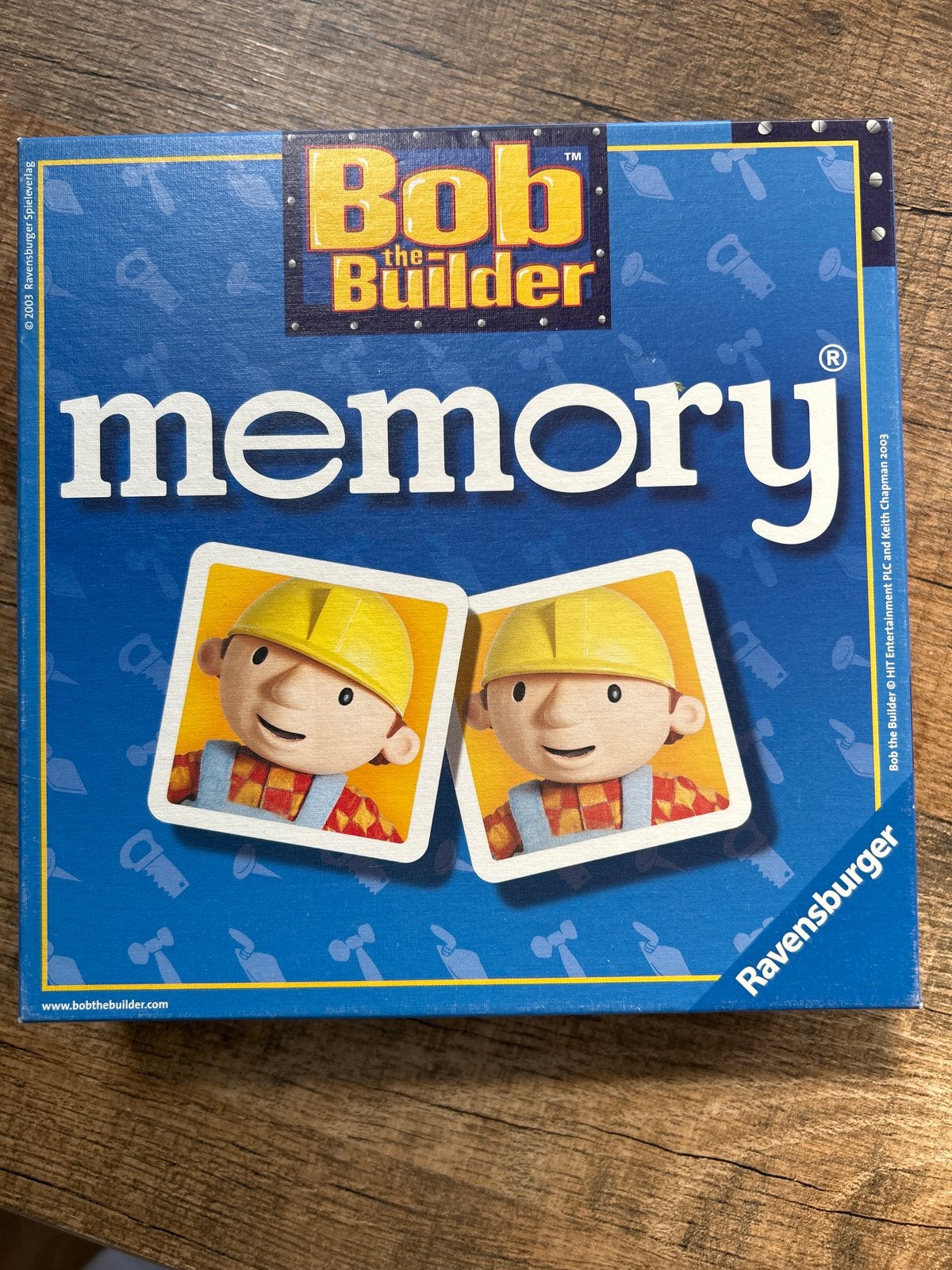 Bob de Bouwer Memory spel Ravensburger, Kinderen en Baby's, Speelgoed | Kinderpuzzels, Zo goed als nieuw, 2 tot 4 jaar, 10 tot 50 stukjes