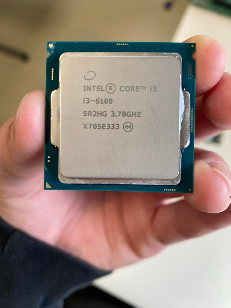 Intel Core i3-6100 3.70GHz LGA1151 Skylake Processor, Computers en Software, Processors, Ophalen of Verzenden, Gebruikt, 2-core