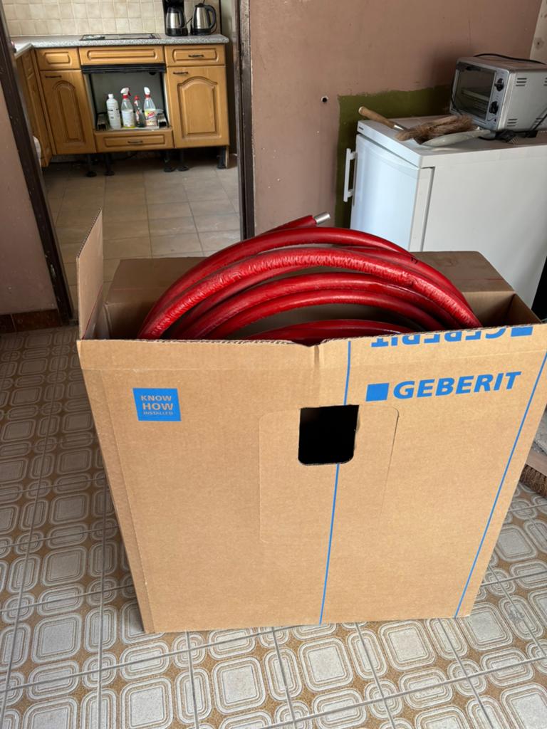 Geberit Flowfit systeembuis waterleiding D16 ISO6, Doe-het-zelf en Verbouw, Buizen en Afvoer, Ophalen, Zo goed als nieuw