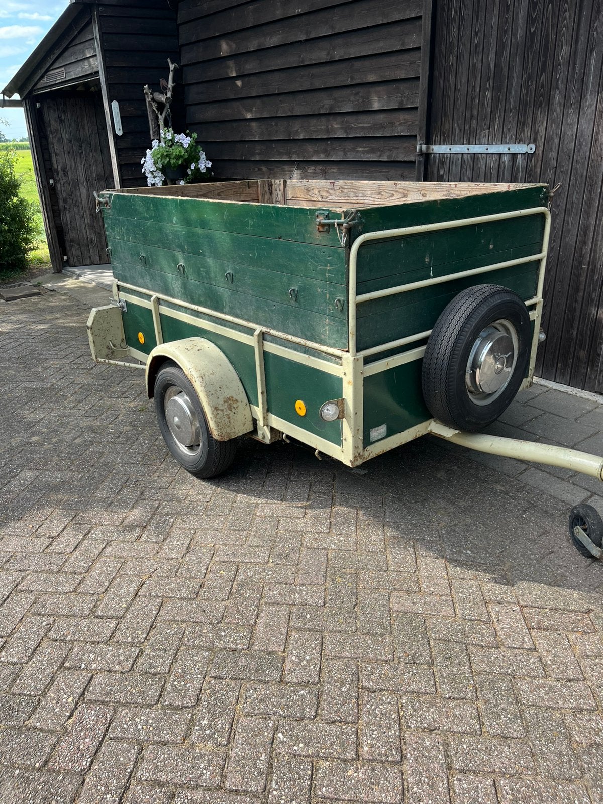 enkelasser aanhanger, Auto diversen, Ophalen, Zo goed als nieuw