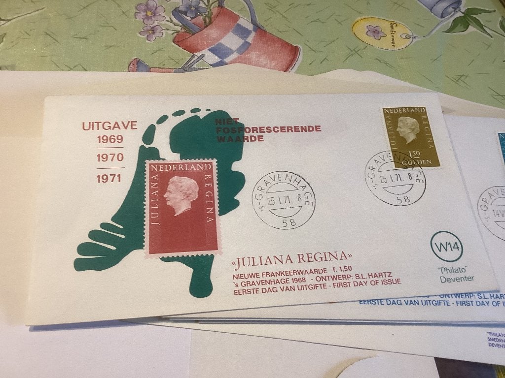 No5123 Philato W14 Heb ook Albums voor fdc diverse merken, Ophalen of Verzenden, Onbeschreven, Nederland