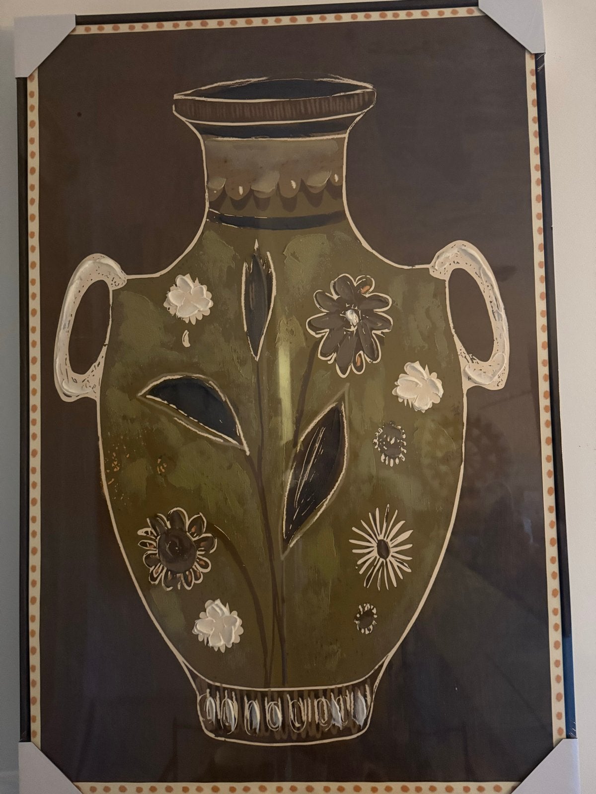 Schilderij vaas met bloemen NIEUW, Antiek en Kunst, Kunst | Schilderijen | Klassiek, Ophalen, Stilleven, Olieverf, Ingelijst