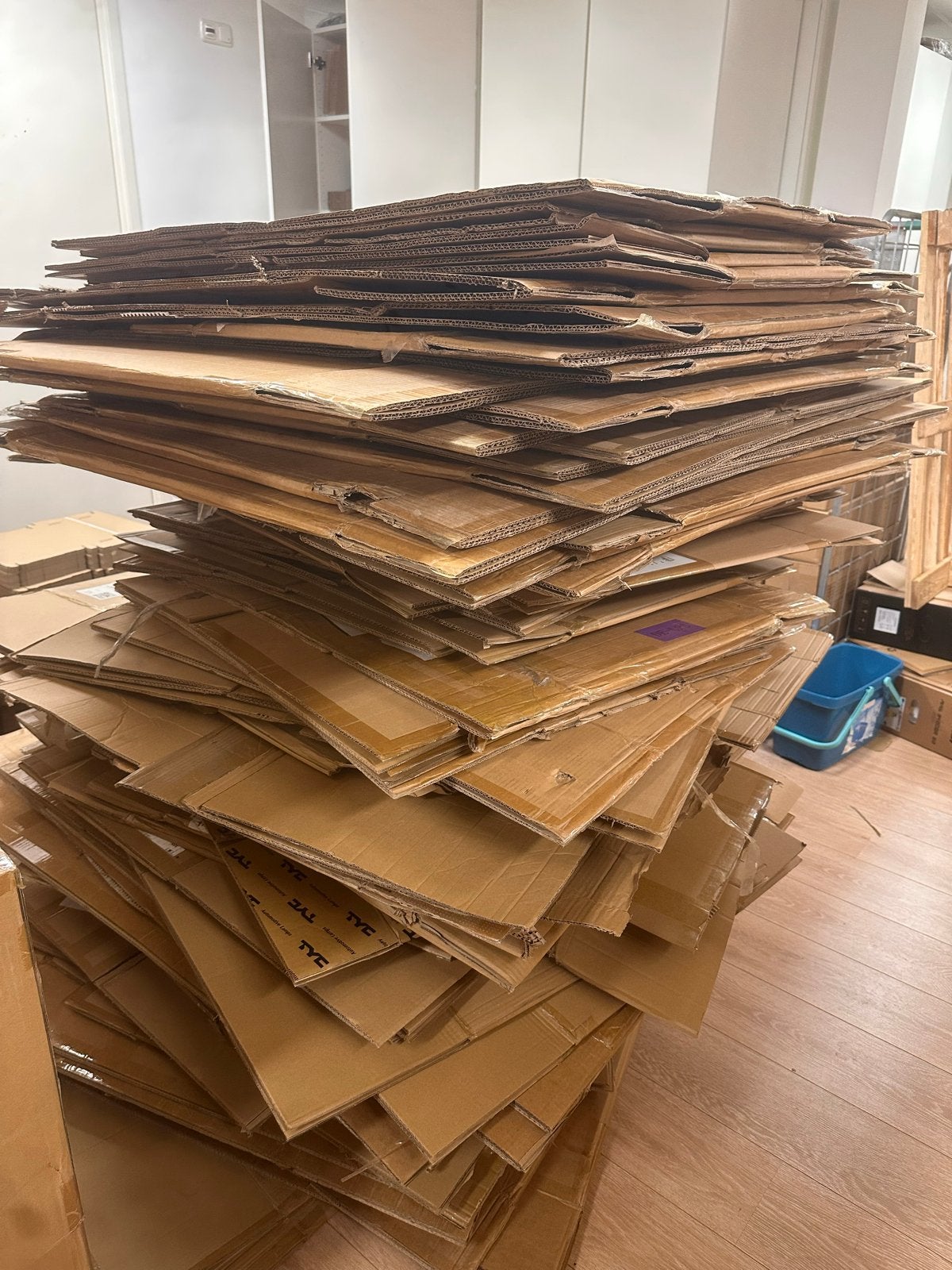 Grote stapel gebruikte verhuisdozen/kartonnen dozen, 40 tot 60 cm, Opvouwbaar, 50 tot 75 cm, Ophalen of Verzenden