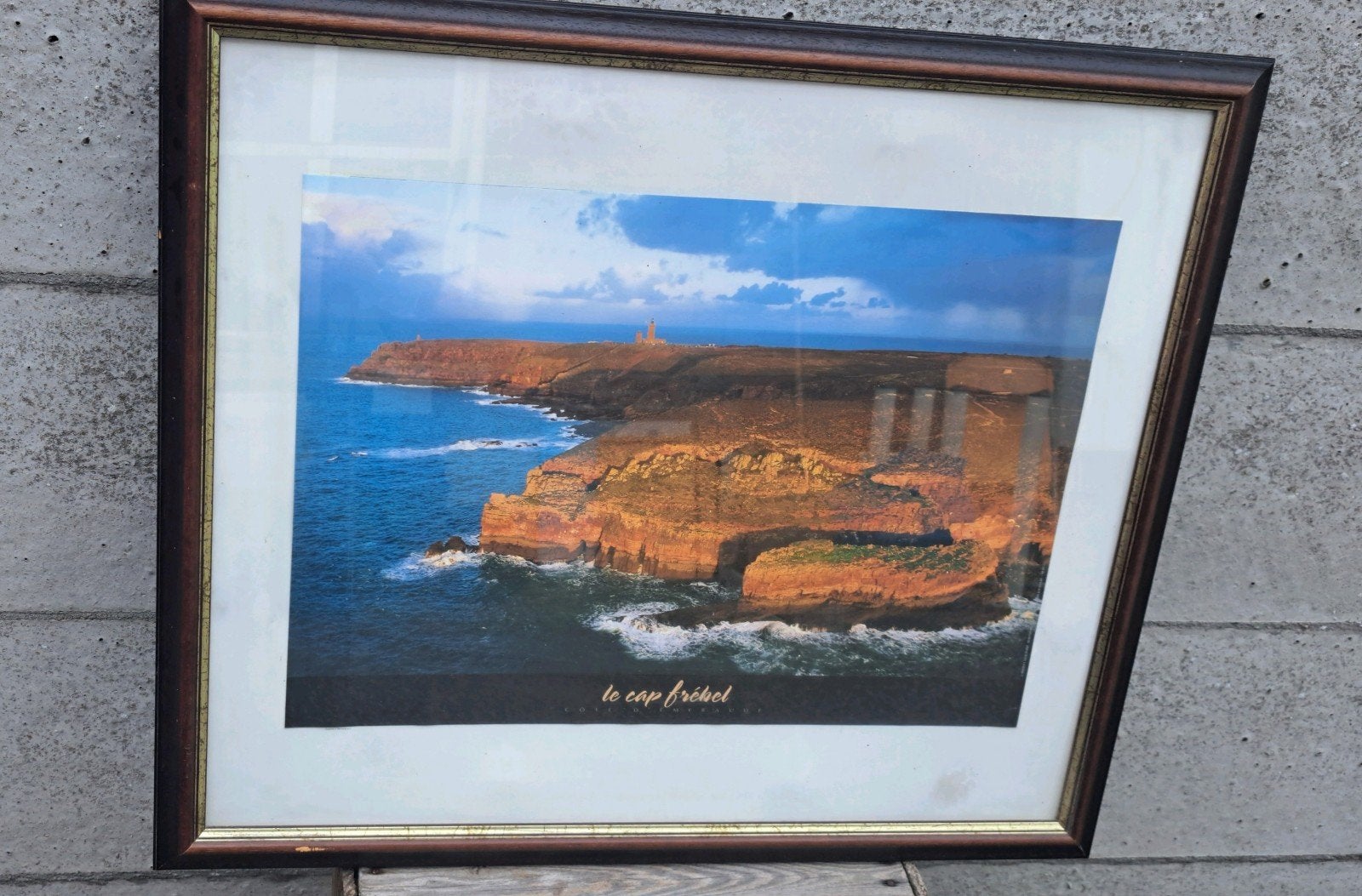 Ingelijste foto 'Le Cap Fréhel' - Kustlandschap, Ophalen, Gebruikt, Onbekend, Onbekend