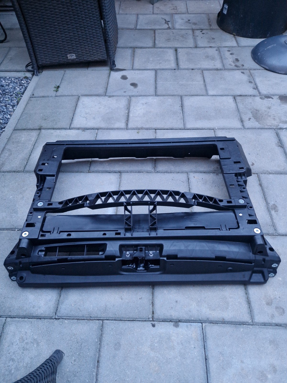 volkswagen polo voorfront slot plaat polo 6r/6c, Ophalen, Nieuw, Bumper, Volkswagen