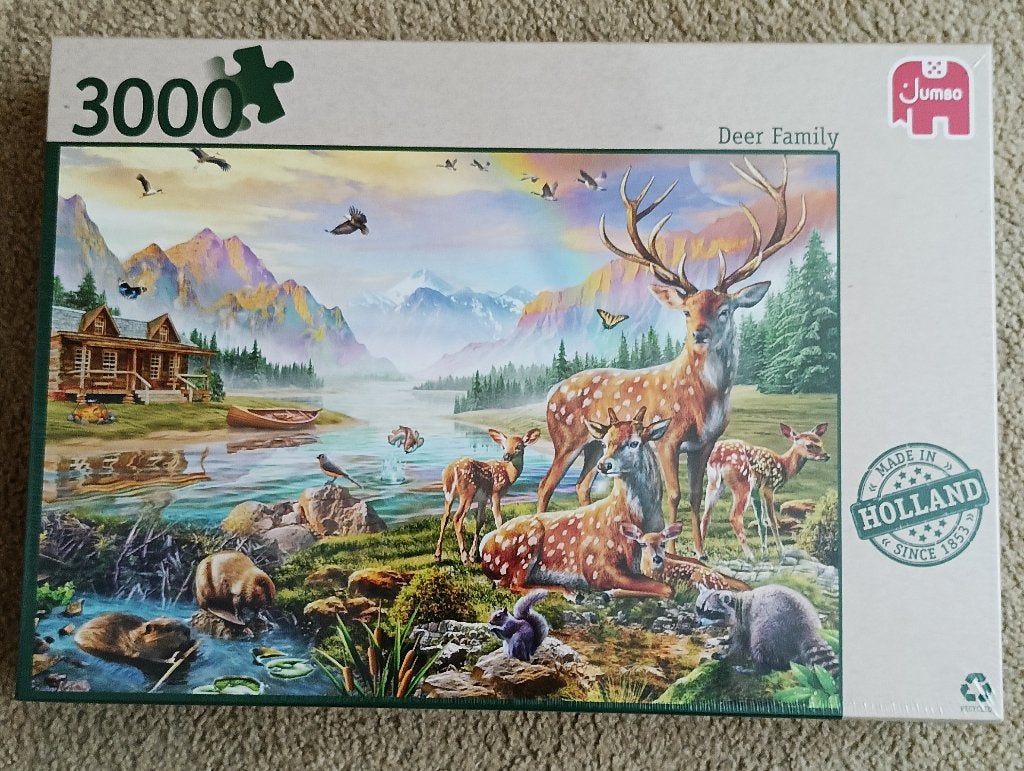 Leg puzzel 3000 stukjes, Hobby en Vrije tijd, Ophalen, Meer dan 1500 stukjes, Nieuw, Legpuzzel